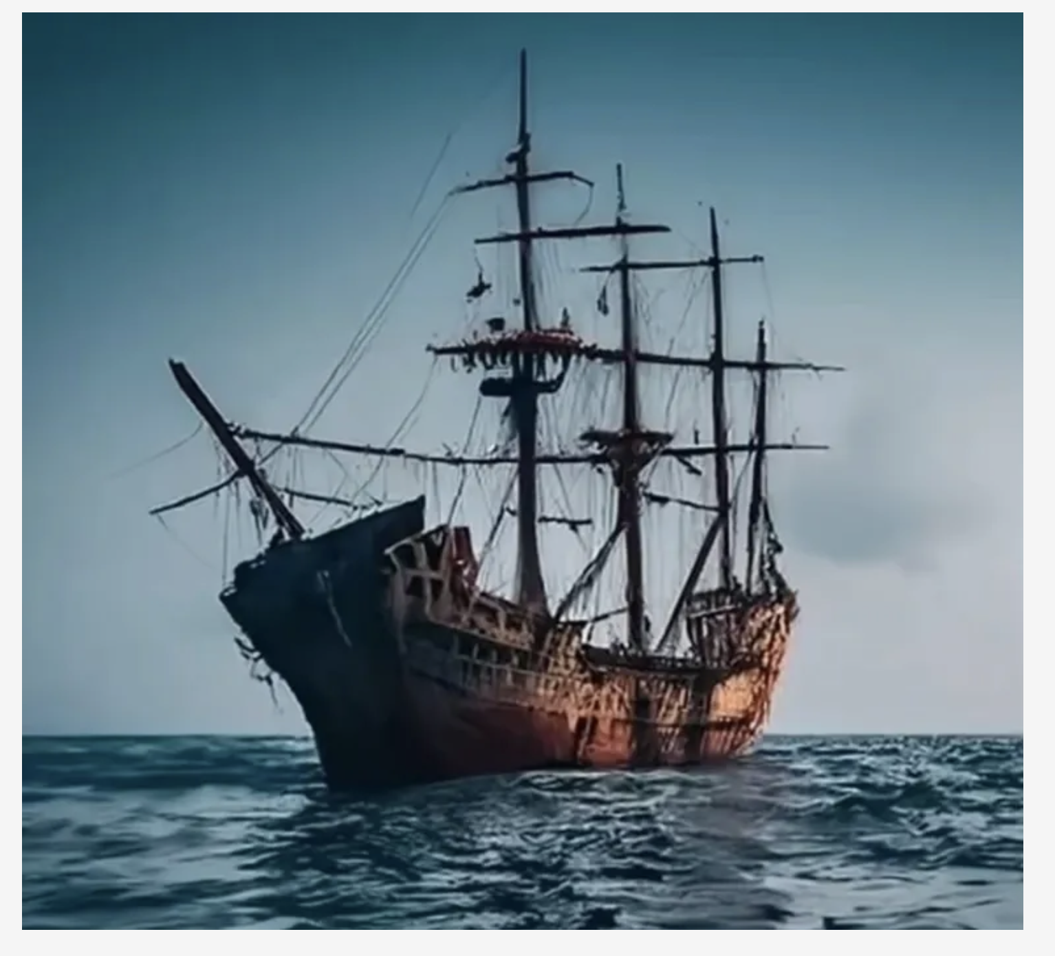 The Allegory of the Damaged Ship