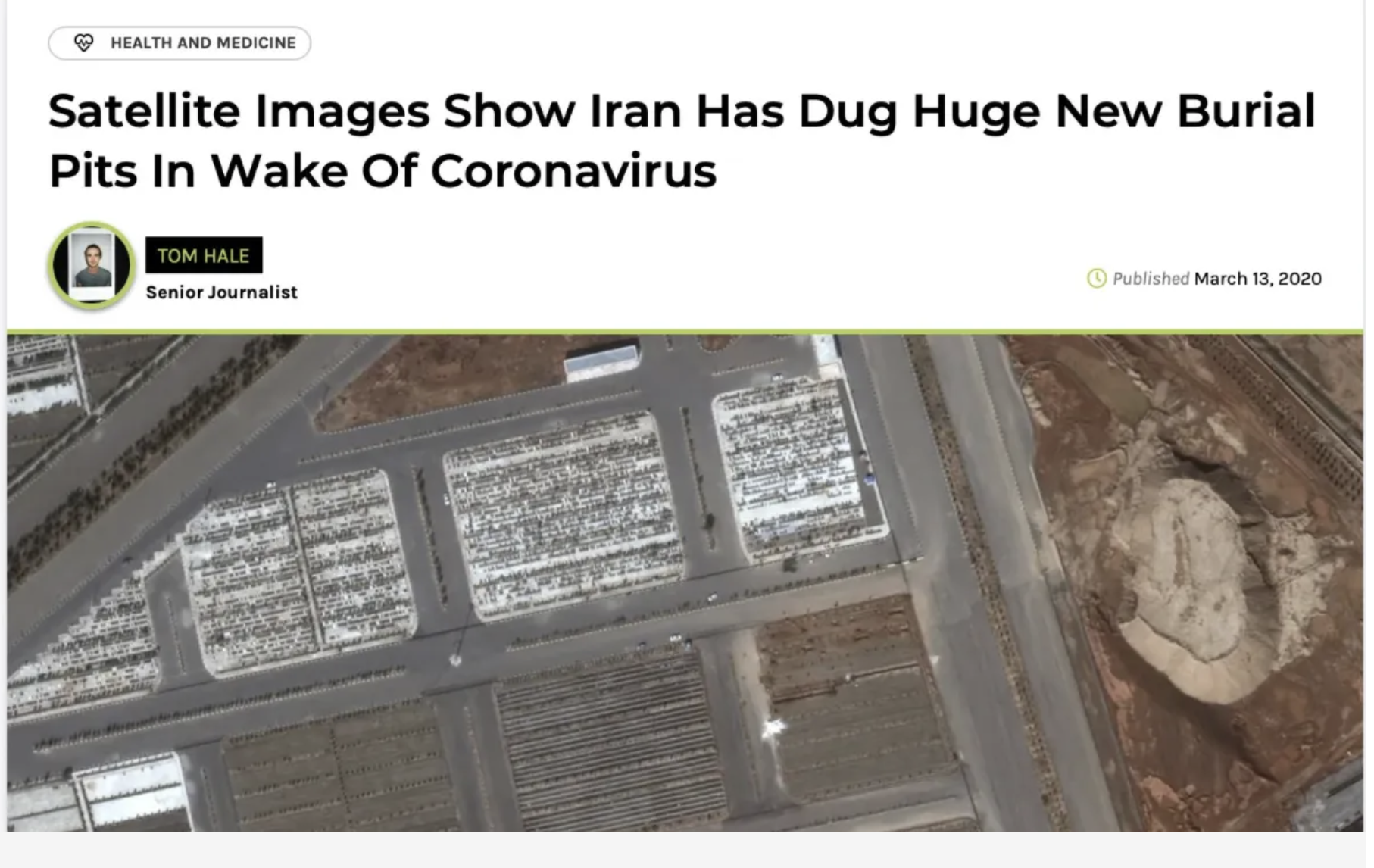 The Time a Coronavirus Hit Iran