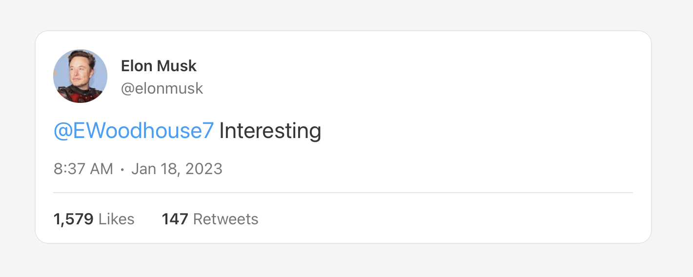 Elon Musk Expresses Interest in Cook County Covid Deaths Thread