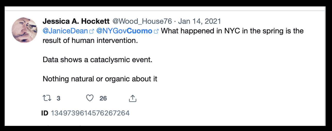 New York City Spring 2020 Event Tweet: 14 January 2021 [ARCHIVAL]
