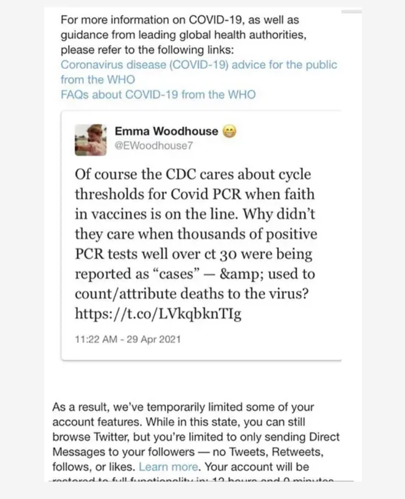 First Tweet Censored on Twitter: 29 April 2021 [Archival] [Posted 17 July 2026]